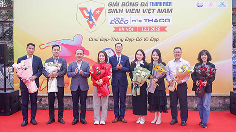  12 đội bóng tranh tài tại vòng loại phía Bắc giải Thanh Niên sinh viên Việt Nam 2026
